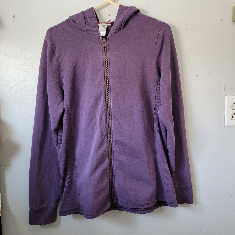 KIKA PAPRIKA 92% organic cotton, Purple Zip up